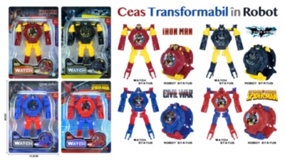 Ceas Robot 2 în 1 Electronic | image