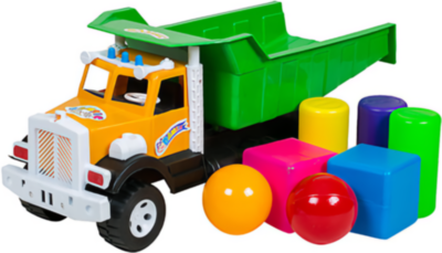 Camion Încărcat cu Blocuri de Construit, 52cm  | image