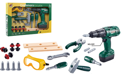 Mega Set Unelte și Scule de Construcție cu Bormașină Electrică | image