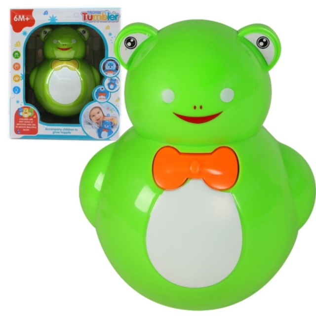 Jucărie Roly Poly Broscuță cu Lumină și Sunete