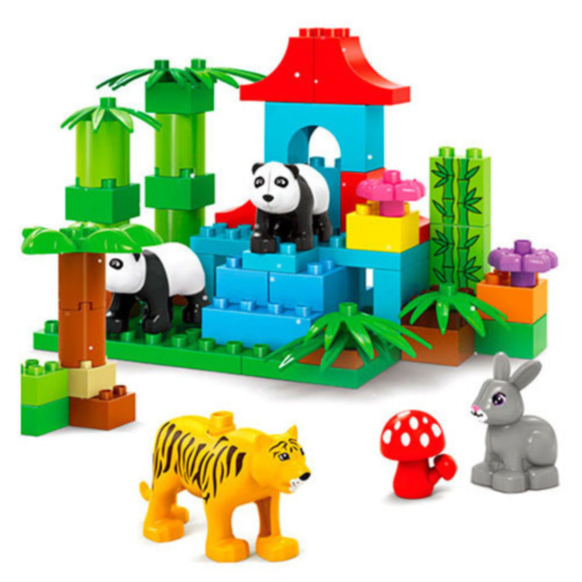 Animale Sălbatice – Set de Construcție Creativă pentru Copii