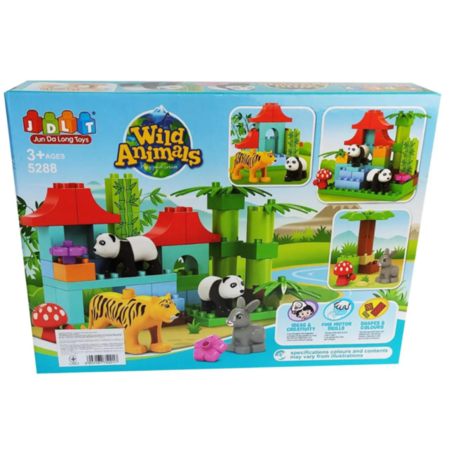 Animale Sălbatice – Set de Construcție Creativă pentru Copii