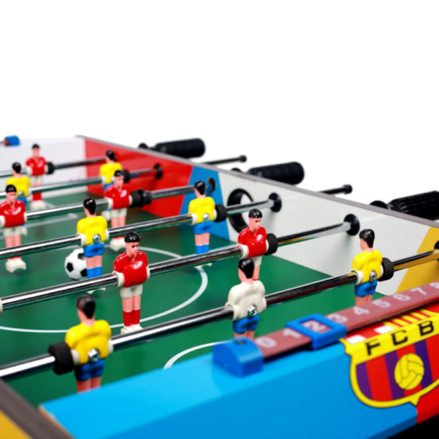 Masa de Fotbal de Jucărie pentru Copii cu Scoruri și Mânere Rotative – 69x37x62 cm