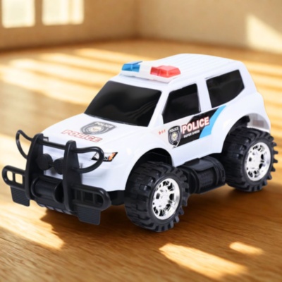Mașină Poliție Off-Road cu Inerție și Protecție (culoare aleatorie) | image