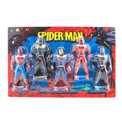 Set 5 Figurine Super Eroi cu Lumini | image