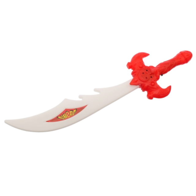 Sabie de jucărie cu sunete și lumini LED - Aventura începe