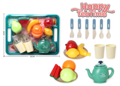 Set de Servit Ceai cu Fructe de Feliat și Tăviță | image