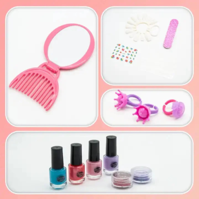 Set de Manichiură pentru Copii cu Oje și Accesorii - Joacă Creativă