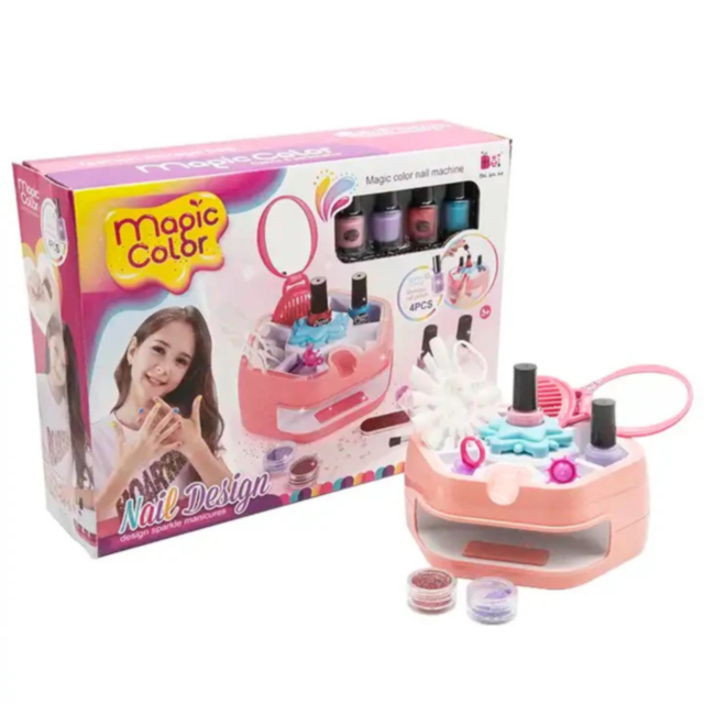 Set de Manichiură pentru Copii cu Oje și Accesorii - Joacă Creativă