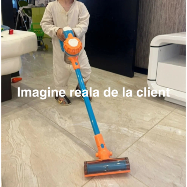 Aspirator de Jucărie Interactiv cu Lumină și Sunete 