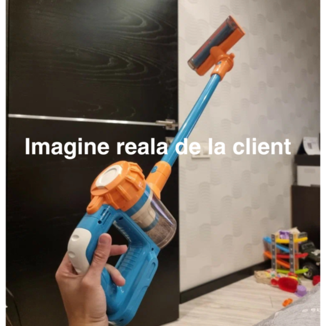 Aspirator de Jucărie Interactiv cu Lumină și Sunete 