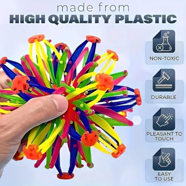 Minge Expandabilă Colorată Antistres pentru Copii