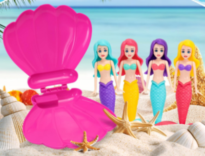 Sirena Magică În Scoică Jucărie de Apă (culoare aleatorie) | image