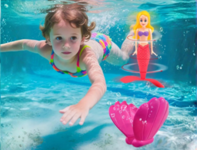 Sirena Magică În Scoică Jucărie de Apă (culoare aleatorie) | image