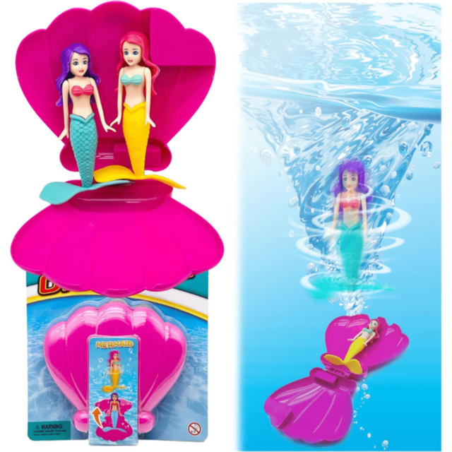 Sirena Magică În Scoică Jucărie de Apă (culoare aleatorie)