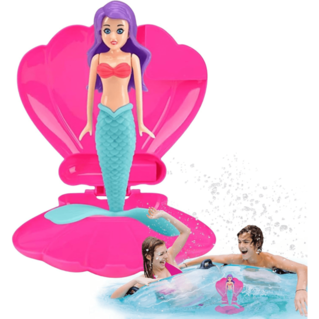 Sirena Magică În Scoică Jucărie de Apă (culoare aleatorie)