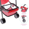 Cărucior pentru Păpuși cu Design Elegant și Cadru Metalic 