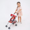 Cărucior pentru Păpuși cu Design Elegant și Cadru Metalic 