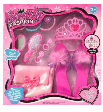 Set Fashion cu Pantofi, Gentuță, Oglindă și Accesorii | image