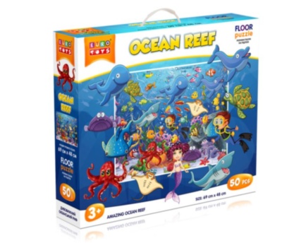 Puzzle cu 50 Piese Mari  Lumea Acvatică | image