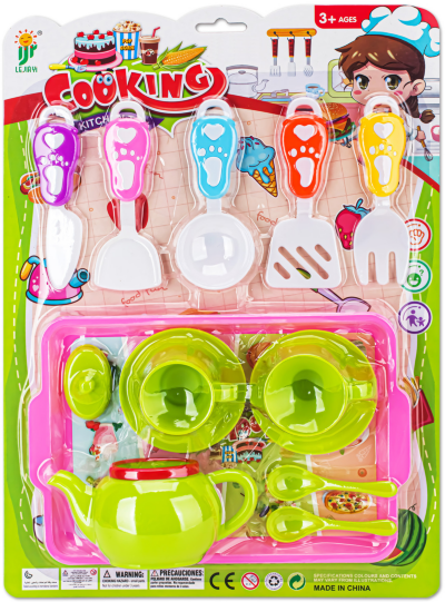 Set Ceainic cu Ustensile de Bucătărie, 14 piese | image