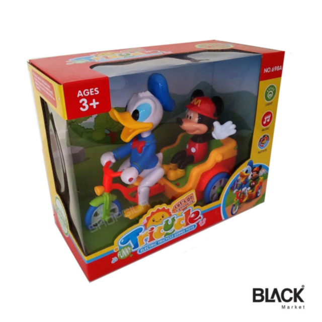 Tricicletă Electrică cu Donald și Mickey