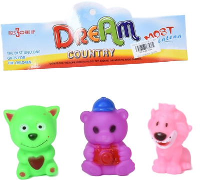 Set 3 Animăluțe de Baie cu Piuitoare | image