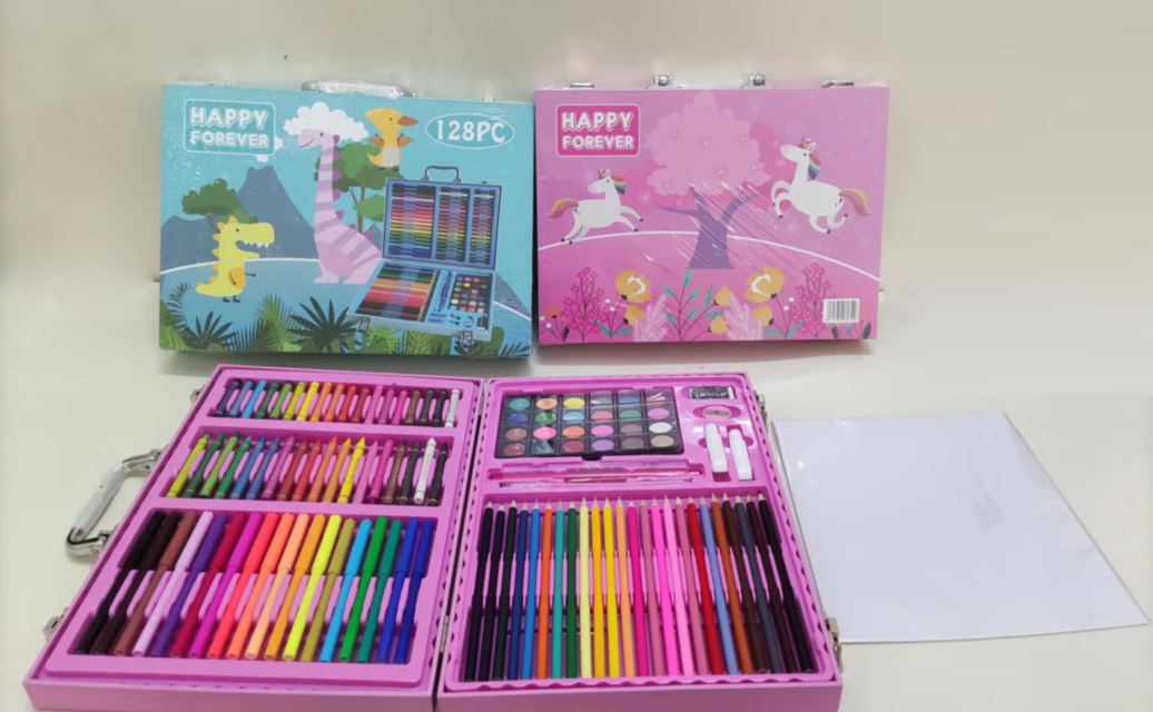 Mega Set Pictură 128 piese în Cutie Dură