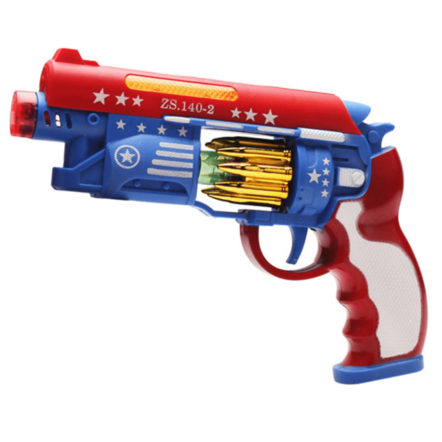 Pistol Jucărie cu Lumină și Sunet