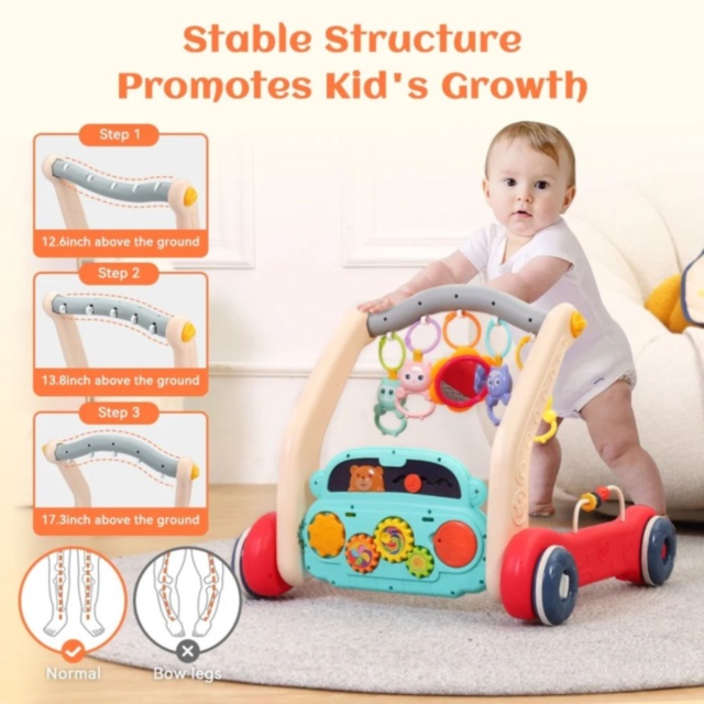 Premergător 2 în 1 cu Pian și Salteluță