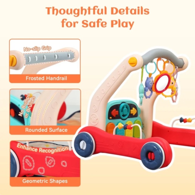 Premergător 2 în 1 cu Pian și Salteluță