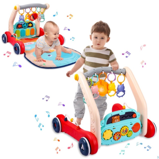 Premergător 2 în 1 cu Pian și Salteluță