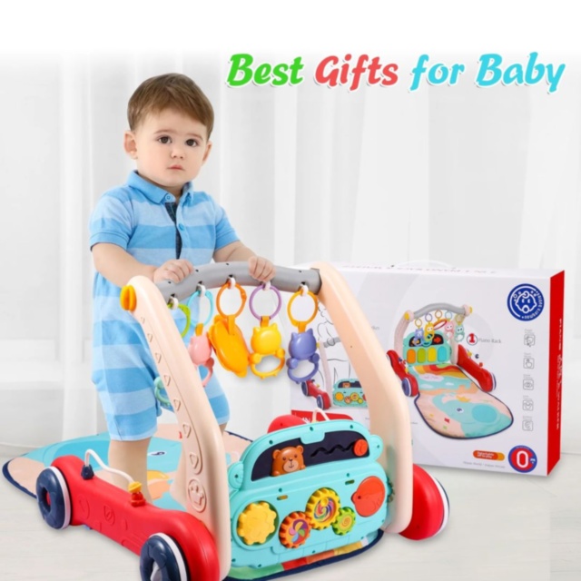 Premergător 2 în 1 cu Pian și Salteluță