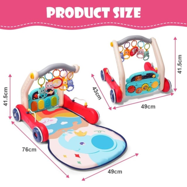 Premergător 2 în 1 cu Pian și Salteluță