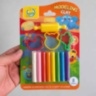 Set plastilină în 8 culori, cu forme și sucitor