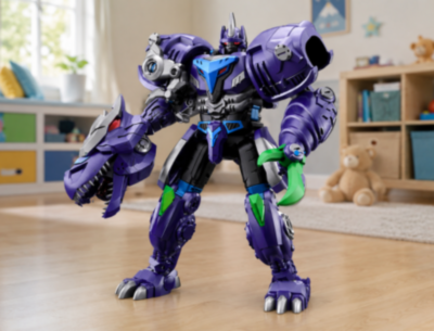 Robot transformabil manual în T-Rex mov cu articulații | image