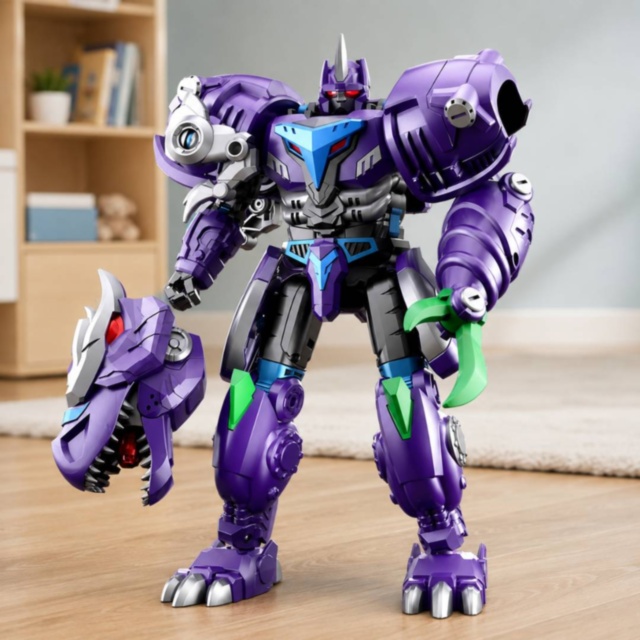 Robot transformabil manual în T-Rex mov cu articulații