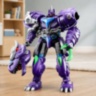 Robot transformabil manual în T-Rex mov cu articulații