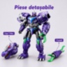 Robot transformabil manual în T-Rex mov cu articulații
