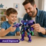 Robot transformabil manual în T-Rex mov cu articulații
