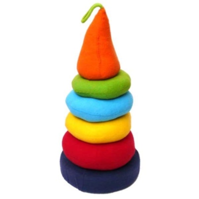 Piramida de Pluș pentru Bebeluși, 34cm | image