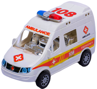 Ambulanță cu Frictiune, 18cm | image