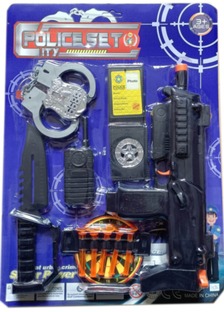 Set Polițist Fulger cu 10 Accesorii 