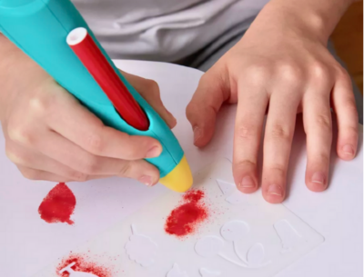 Set de Graffiti Electric pentru Copii - Kit Creativ cu 12 Markere | image