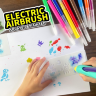 Set de Graffiti Electric pentru Copii - Kit Creativ cu 12 Markere