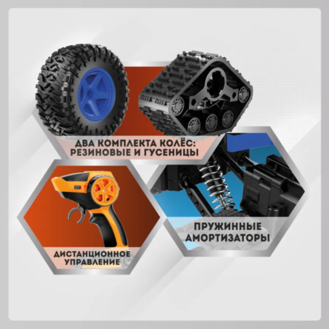 Mașină de Teren Telecomandată cu Roți Interschimbabile - Performanță Off-Road