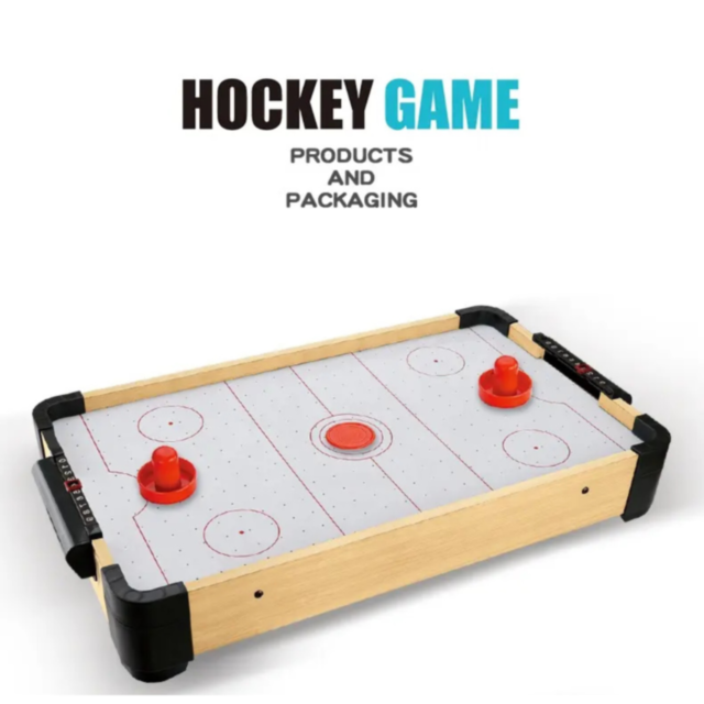 Masă de Air Hockey Compactă pentru Distracție Acasă