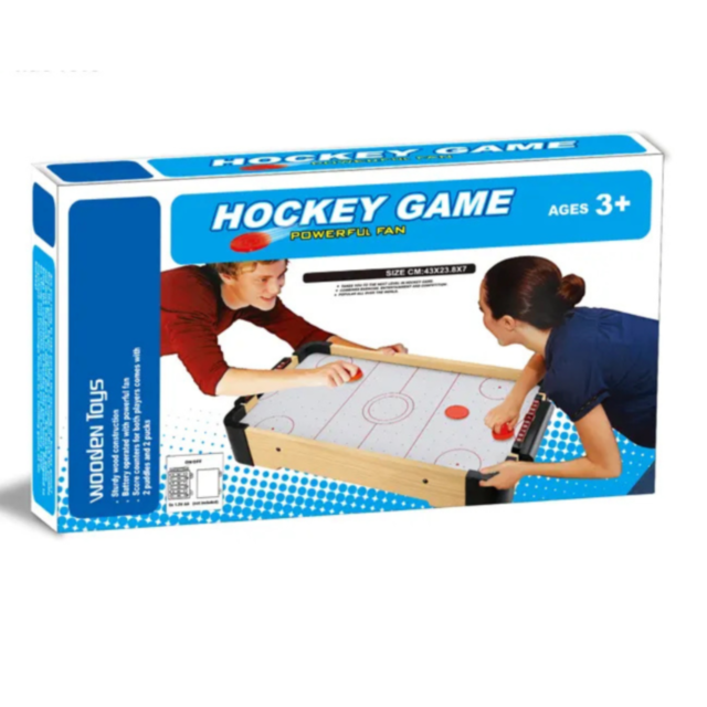 Masă de Air Hockey Compactă pentru Distracție Acasă