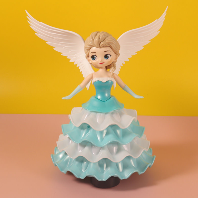 Păpușă Interactivă Zâna de Gheață cu Lumină, Muzică și Mișcare 360°