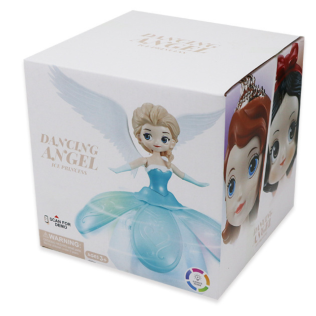 Păpușă Interactivă Zâna de Gheață cu Lumină, Muzică și Mișcare 360°